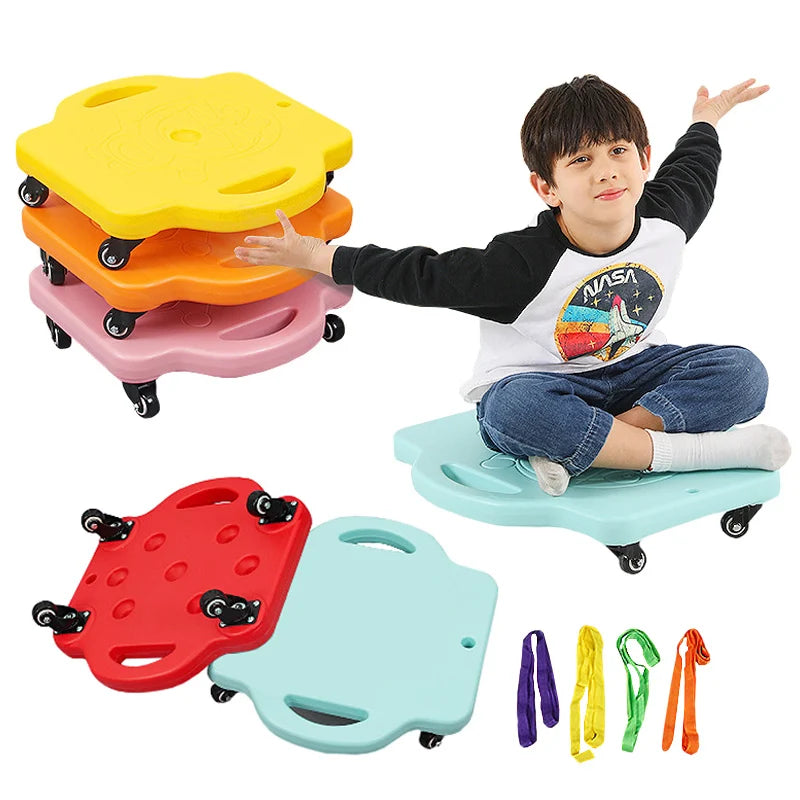 Four-Wheeled Scooter Balance  Aid Sensory
