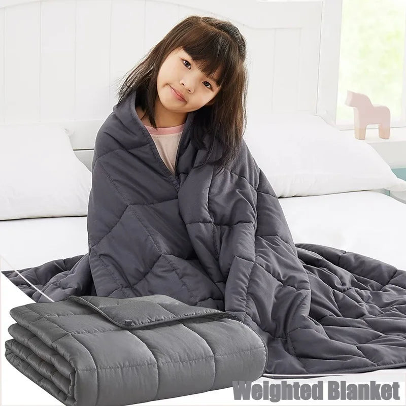 Sleep Aid Pressure Weighted Blanket.
