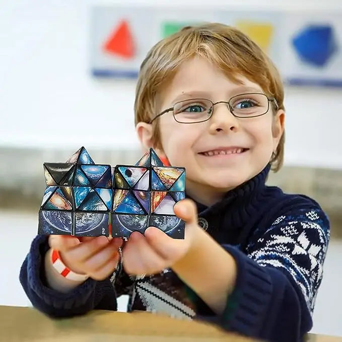 2 in 1 Star Sky Cube Magic Cube