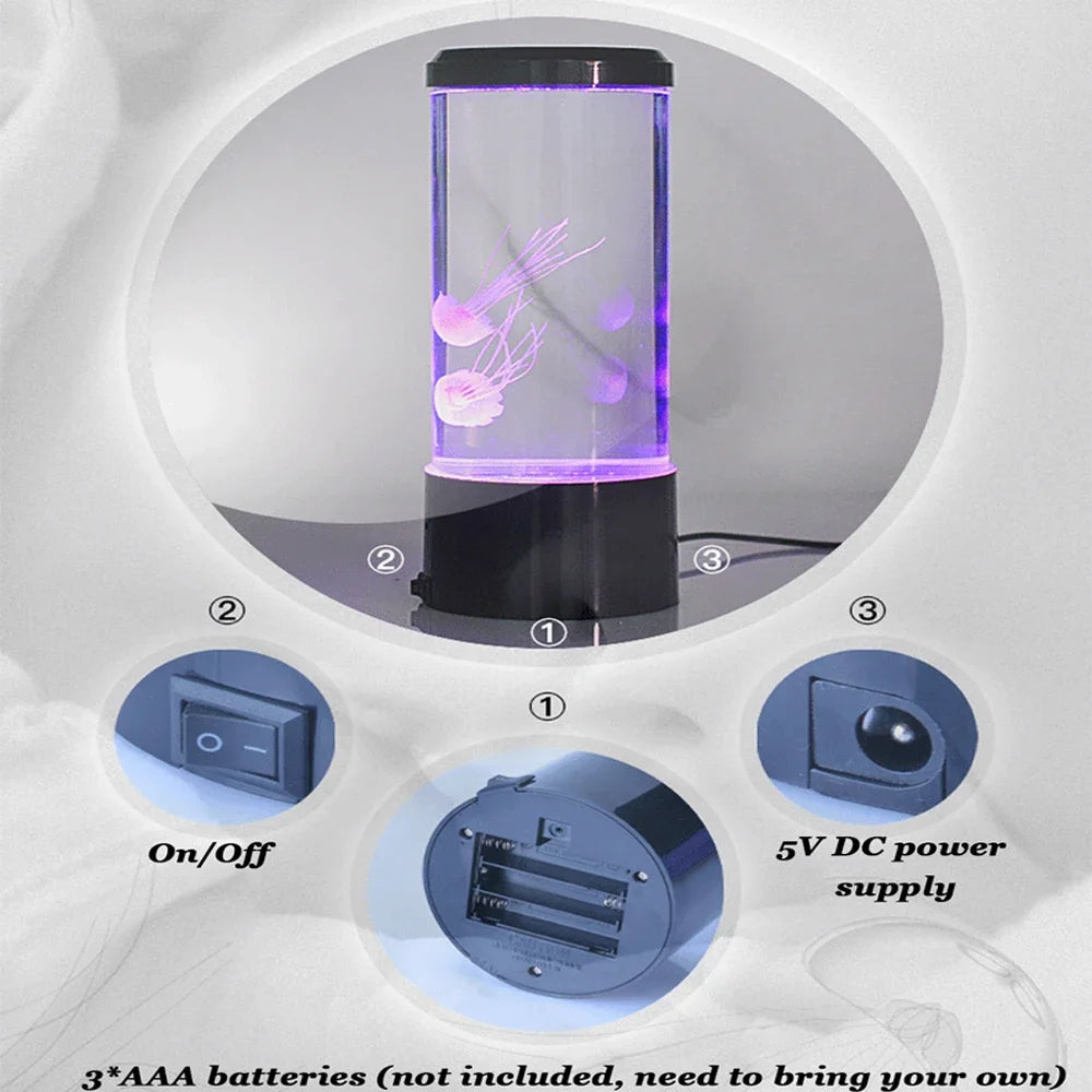 Sensory Jellyfish Lamp LED Remote