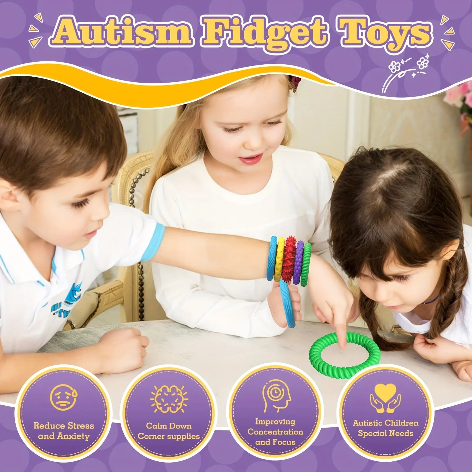 Sensory Bracelet EDC Fidgeting Antistress Anxiety