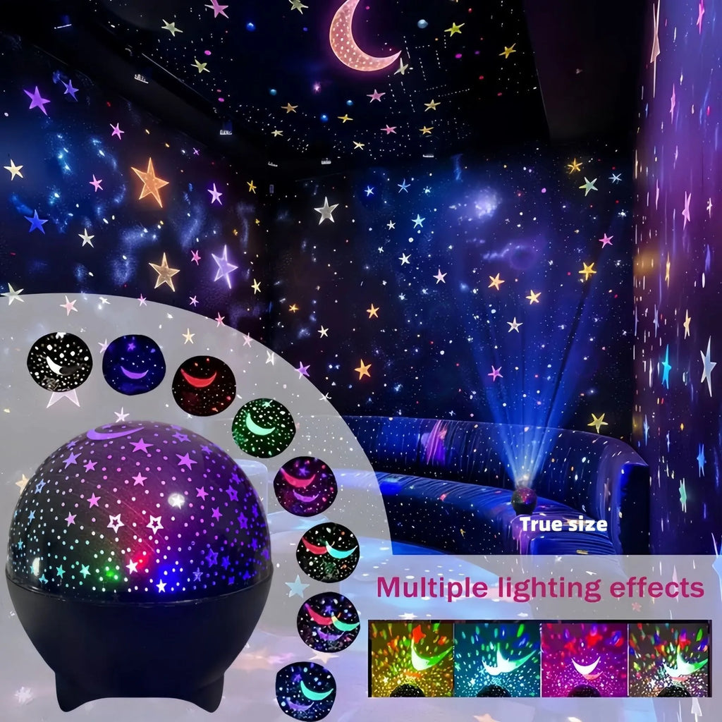 Light Starry Moon Galaxy Projector