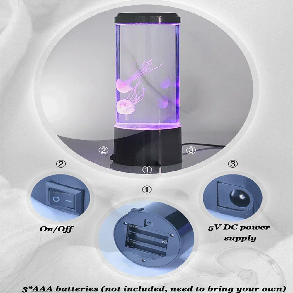 Sensory Jellyfish Lamp LED Remote