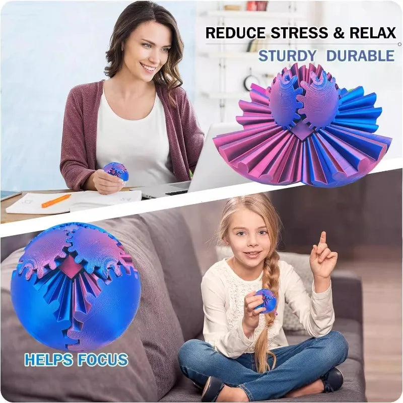 Spin Ball or Cube Stress Relief