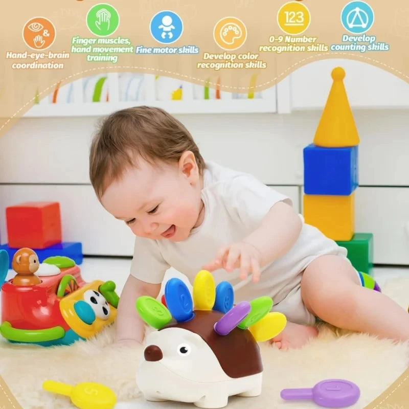 Sensory Hedgehog Toys Toddler