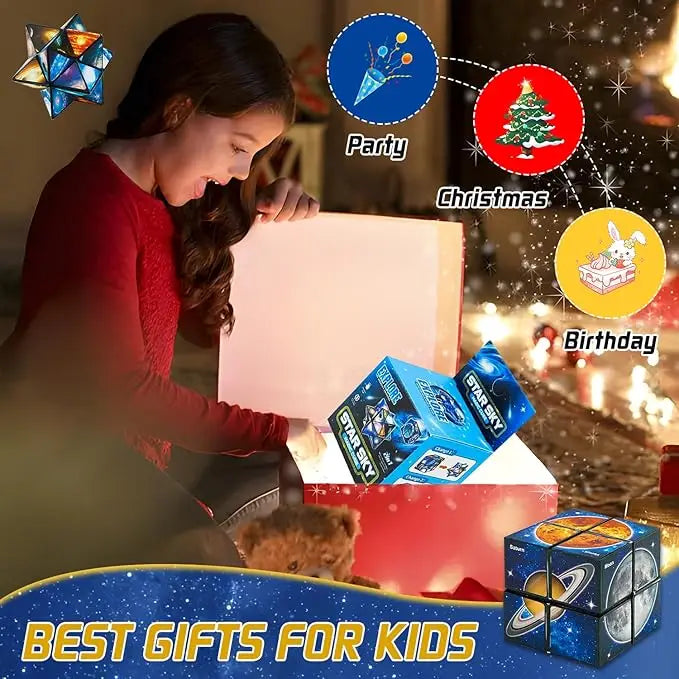 2 in 1 Star Sky Cube Magic Cube