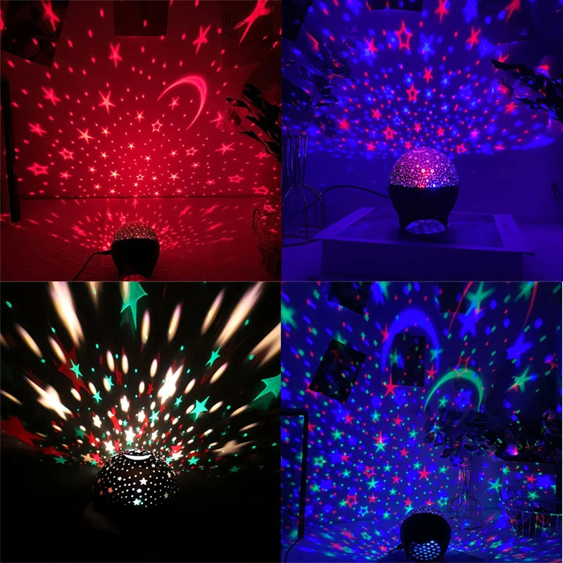 Light Starry Moon Galaxy Projector