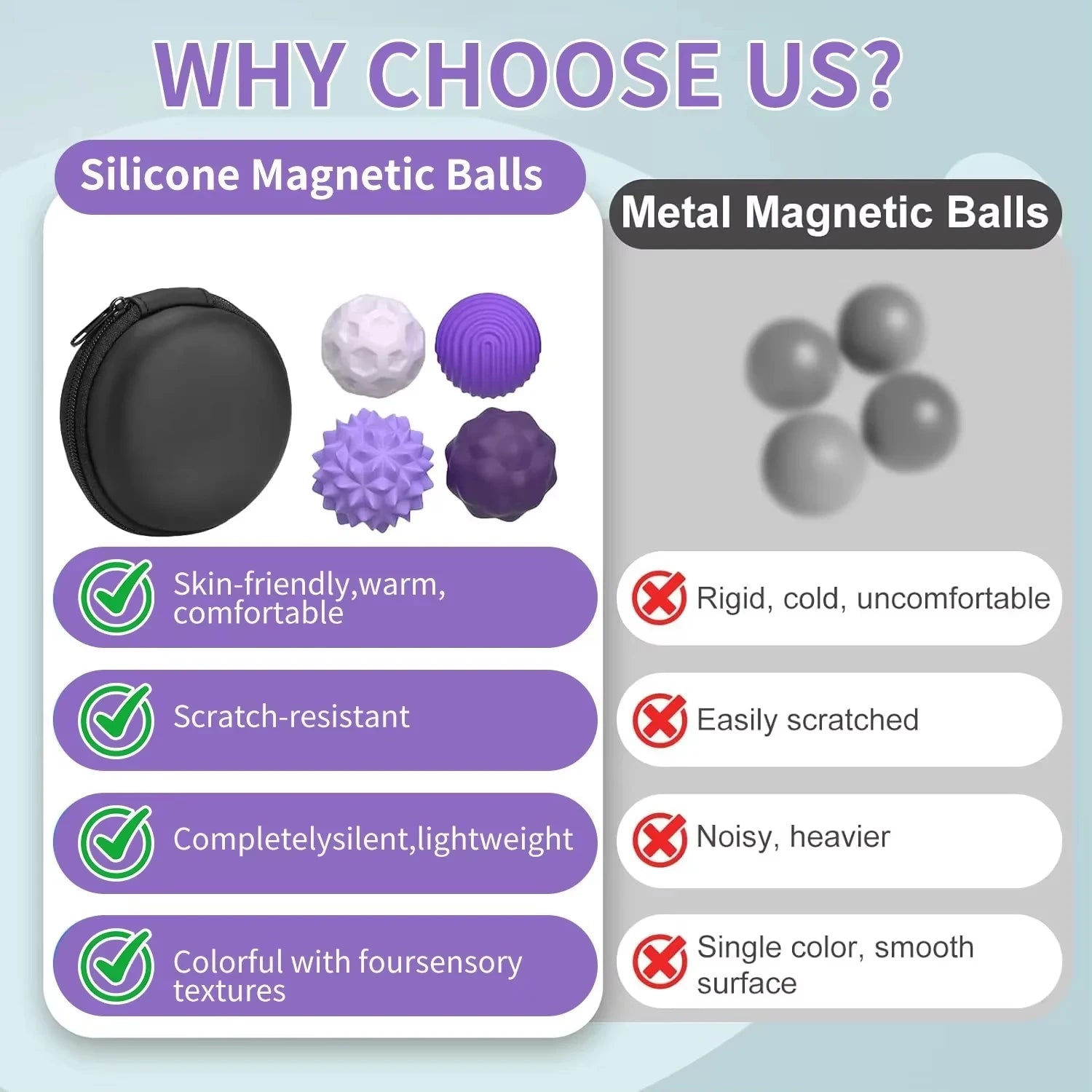 Magnetic Sensory Balls Calming