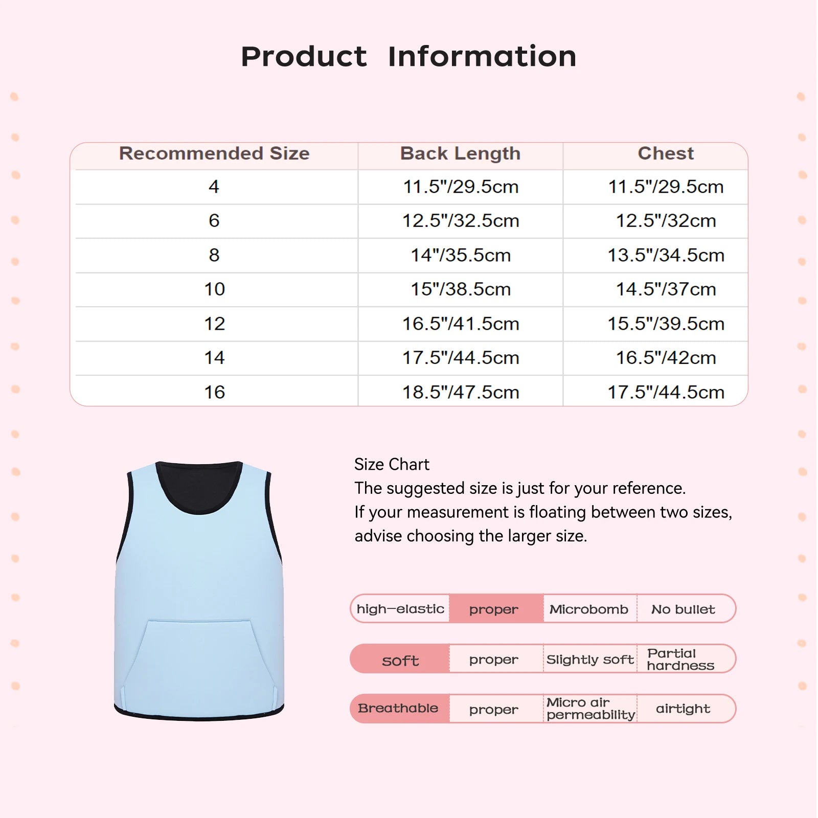 Weighted Vest Kids Boys Girls Special Needs Adaptive Clothing