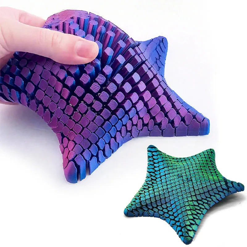 Stress Relief Toy Flexible Fidget 3D