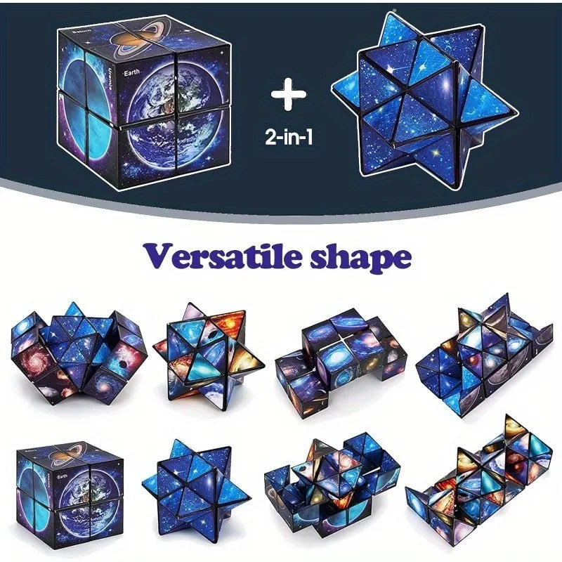 2 in 1 Star Sky Cube Magic Cube