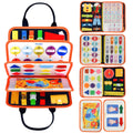 Montessori Busy Board for Ages 3-6 - Sensory Educational Toy for Early Learning & Fine Motor Skills Development