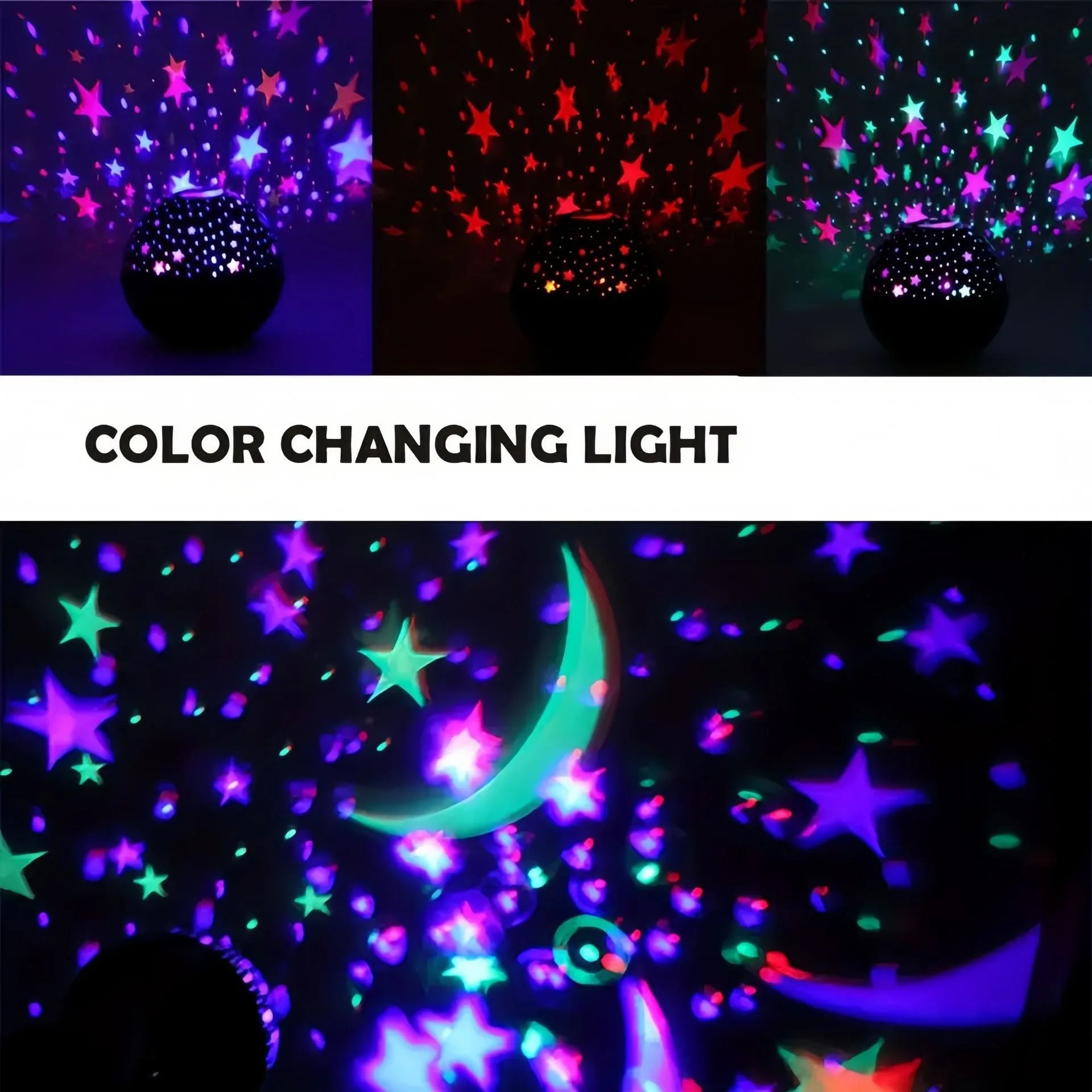 Light Starry Moon Galaxy Projector